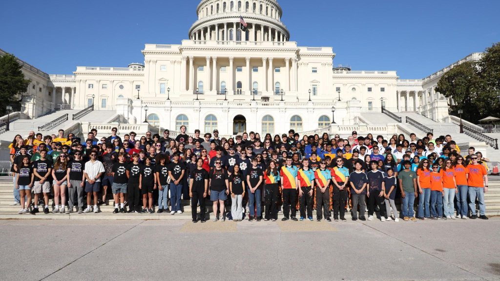 NAC attendees gathered on the steps of the U.S. Capitol